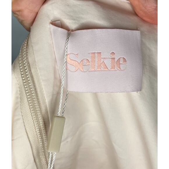SELKIE Sz XXL Lickety Split Vacation Dress Pale Pink Puff Mini NWT - Picture 3 of 14